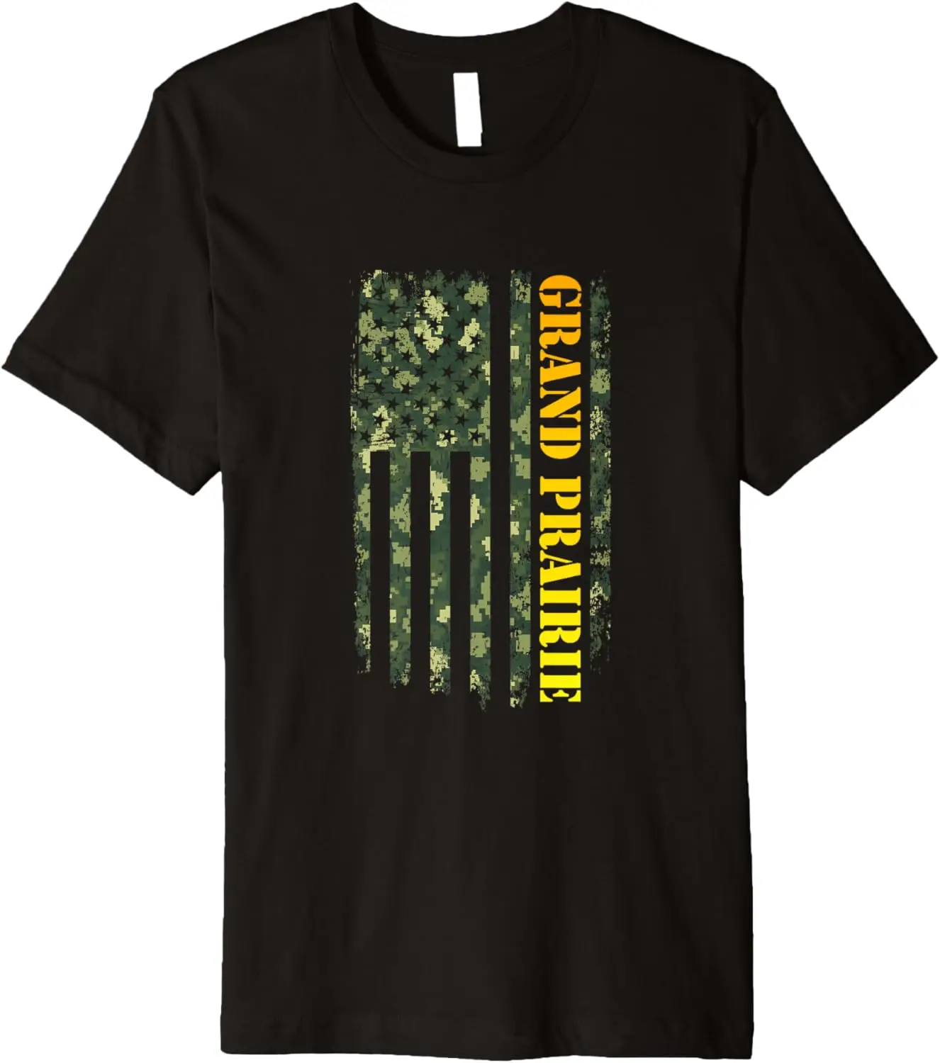 

Grand Prairie Texas Camouflage Usa Flag Premium