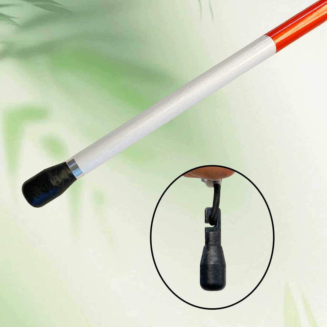 Picture 7: Hanger Hook Tip for Walking Cane Crutch Stick Protector Cap Rotating Roller Point Tips for the Blind Cane Visually Impaired Tool