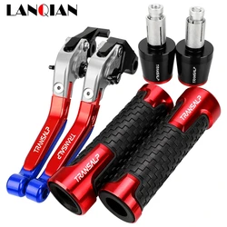 For Honda XLV 600 650 700 TRANSALP XL600V XL650V XL700V Motorcycle Accessories Brake Clutch Levers Handlebar Grips Handle Ends