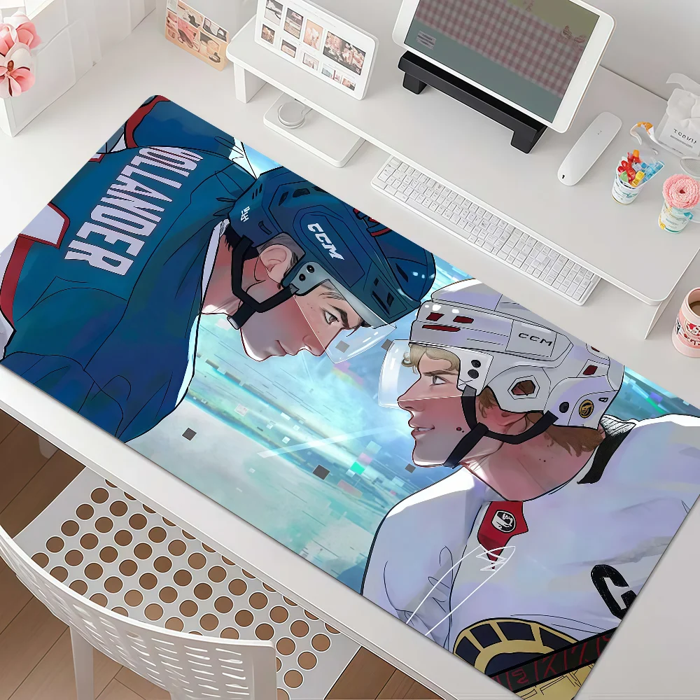 Popular TV Heated Rivalry Mouse Pad Anti Slip Rubber Edge Locked Thickened Laptop Gaming Desk Mat