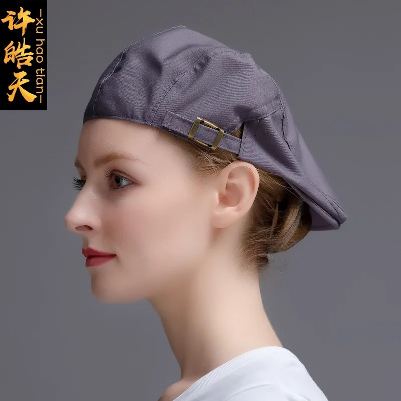 قبعة الطاهي قابل للتعديل للعمل HatLOGOFast Food Restaurant النادل الإعلان قبعة الرجال النساء تقديم الطعام قبعة بيريه قابلة للتنفس