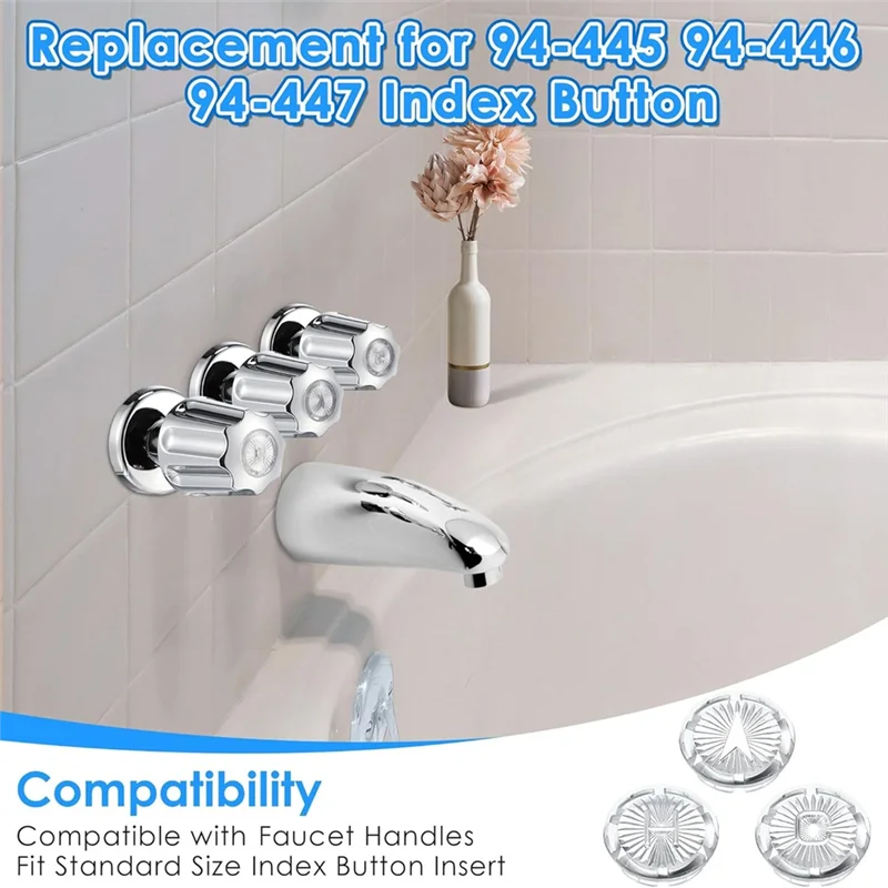 A20F-زر استبدال مقبض الصنبور ل Gerber 94-445 94-446 94-447 مقابض صنبور الفهرس ، أجزاء مقبض حوض الحمام الخبز