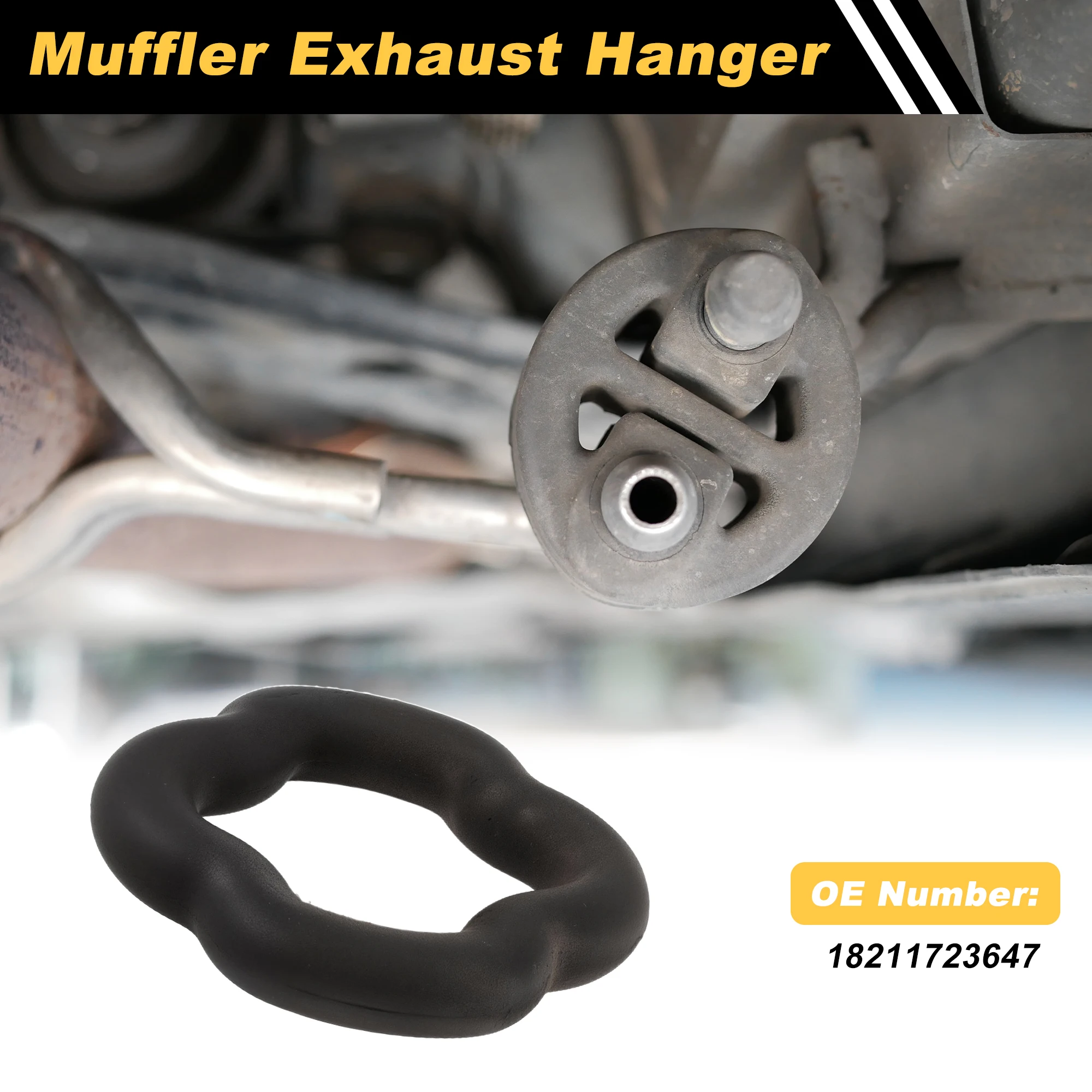 

UXCELL Muffler Exhaust Hanger for BMW 3 Convertible (E36) 1994-1999 18211723647 Rubber