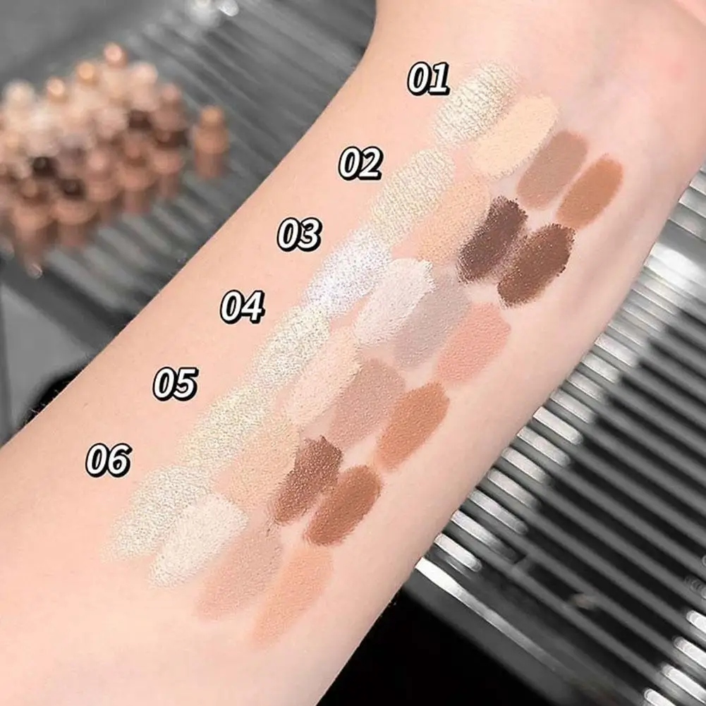 Cappuvini Contour & Highlight Stick, tige de surbrillance de contour crémeuse multi-ombrage pour le visage longue durée et facile à mélanger