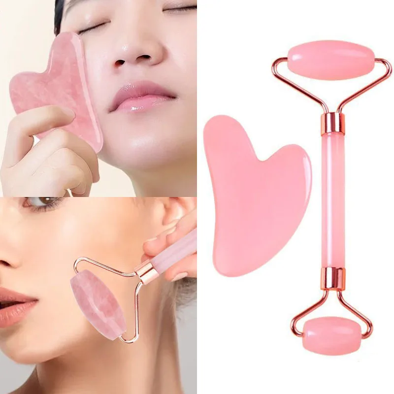 Gua Sha Board Massager Roller for Face Neck Eye Resin Facial Massage Instrumenr Health Care Scraping Board Muscle Skincare Tools