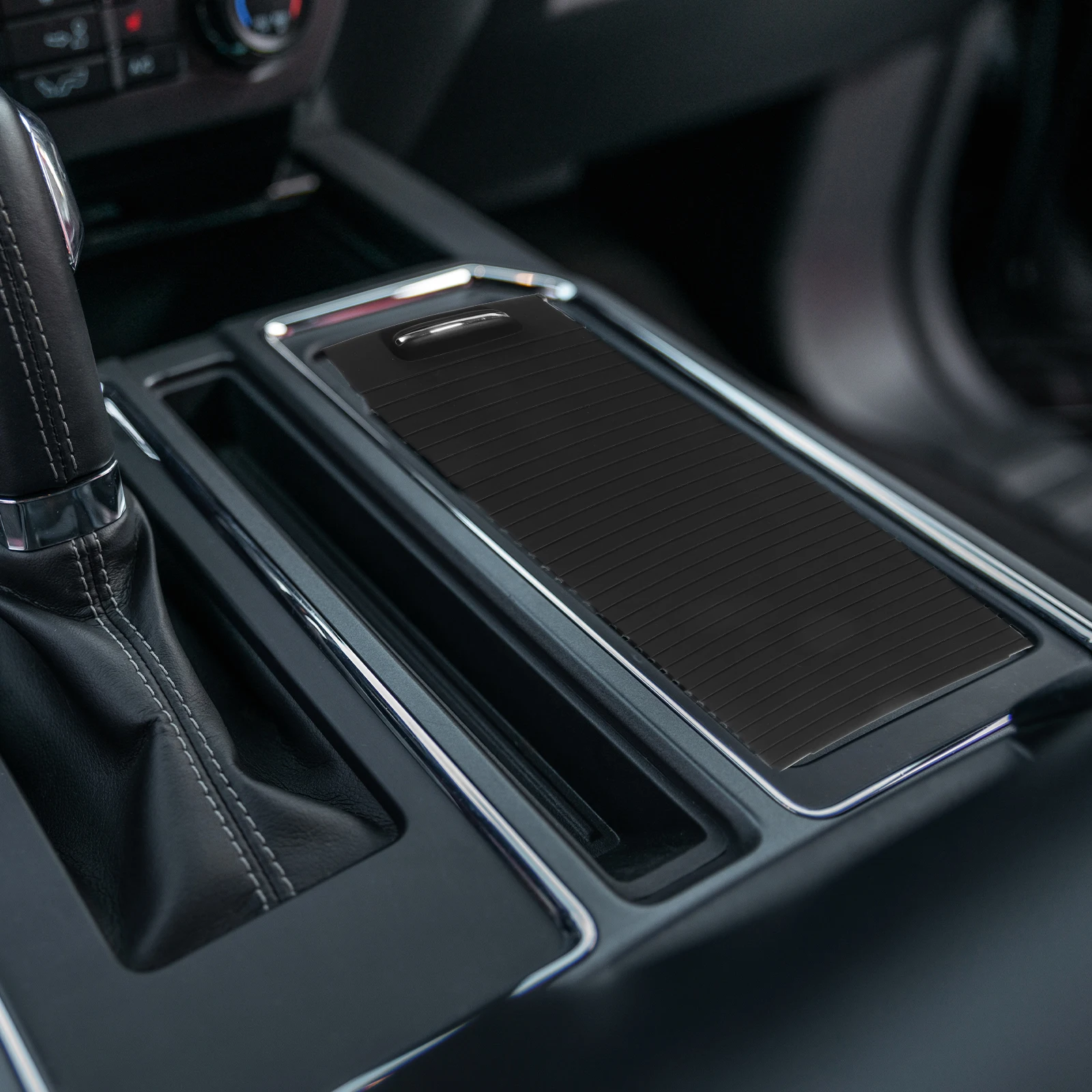 

Water Cup Holder Blind Cover Center Console Sliding Shutters Drink Holder Storage Car Accessories Plastic Material