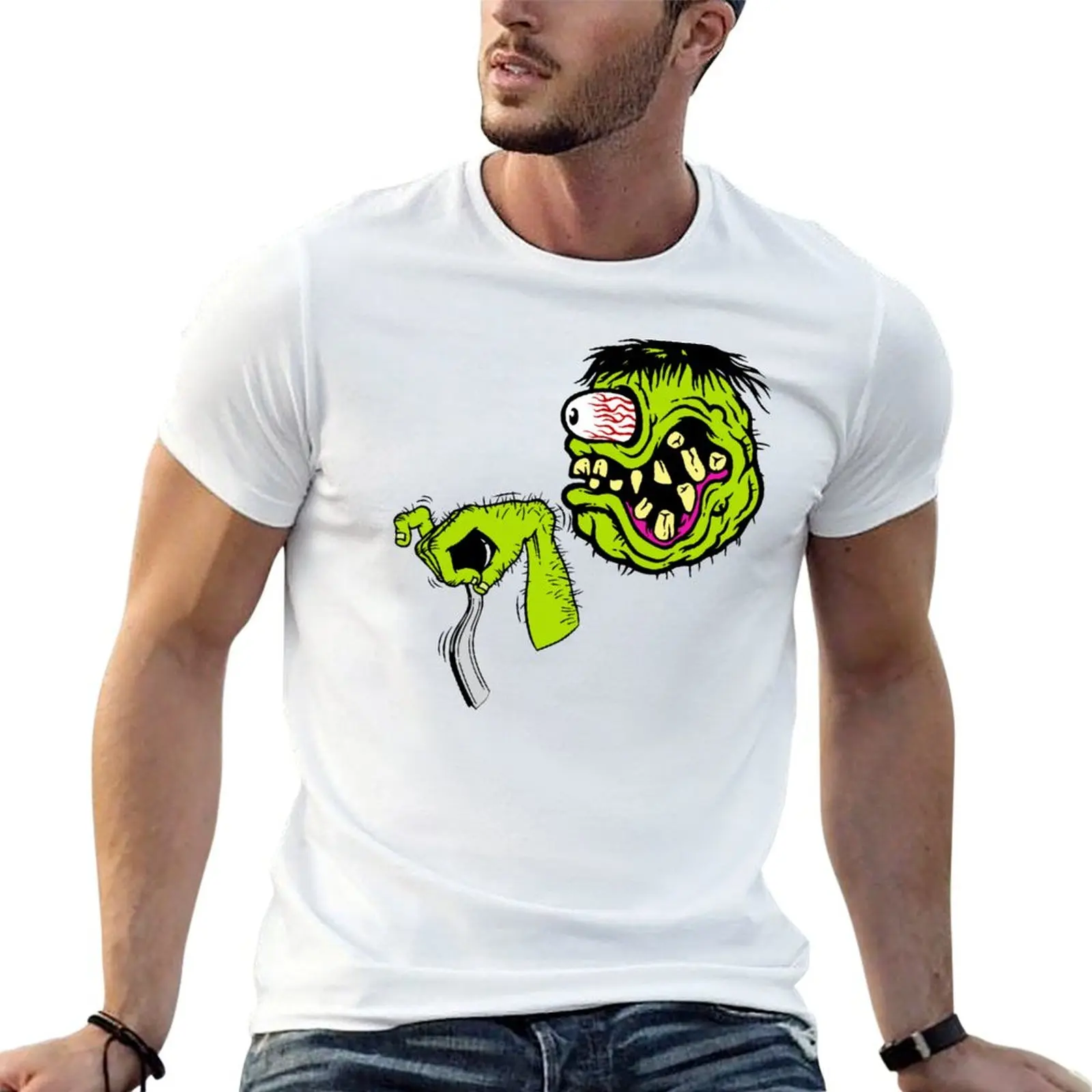 Rat Fink Uni Monster Shift T-Shirt Quick Dry Fishing T-Shirt