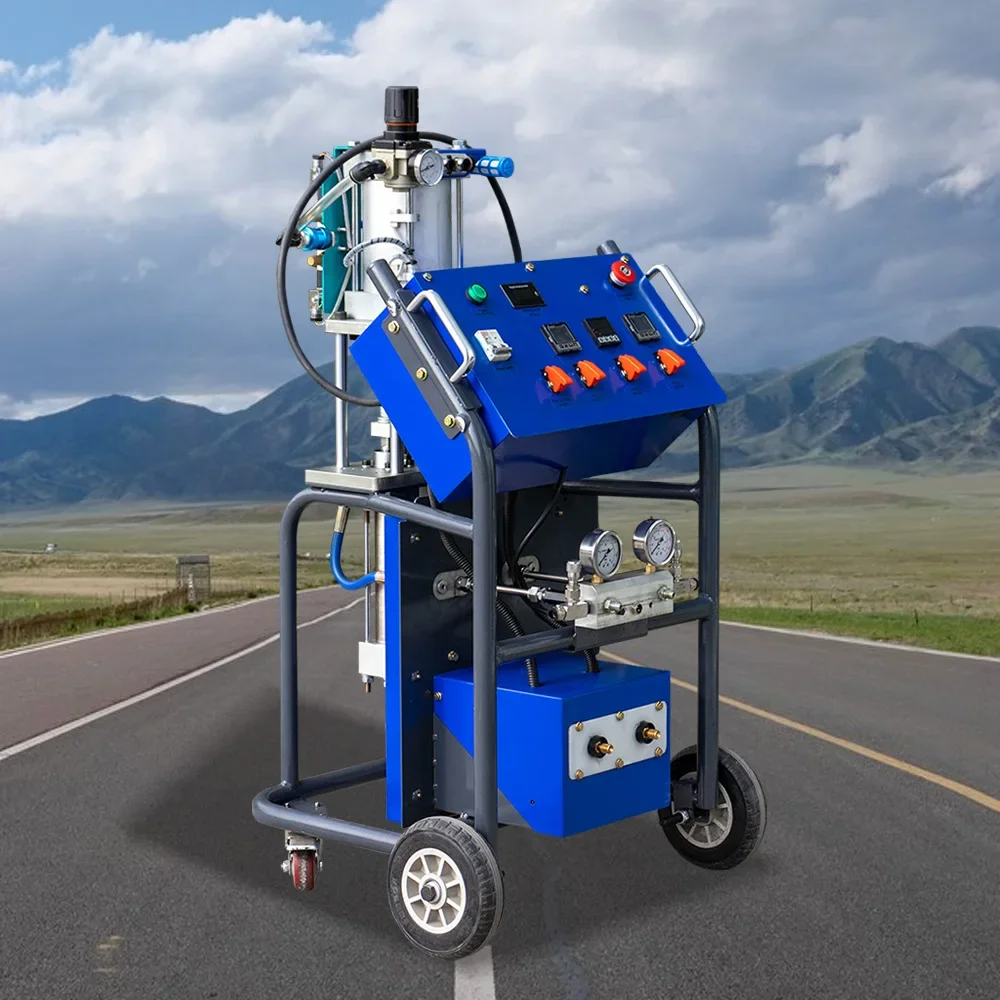 Customizable two-component black and white material foaming machine 110V PU thermal insulation coating machine
