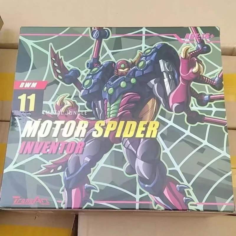 

Transformed Toys TA BWM-11 BWM11 Alloy Enlarged Version Can Glow Three-changed Metal Wolf Tarantula Model Collection Gift