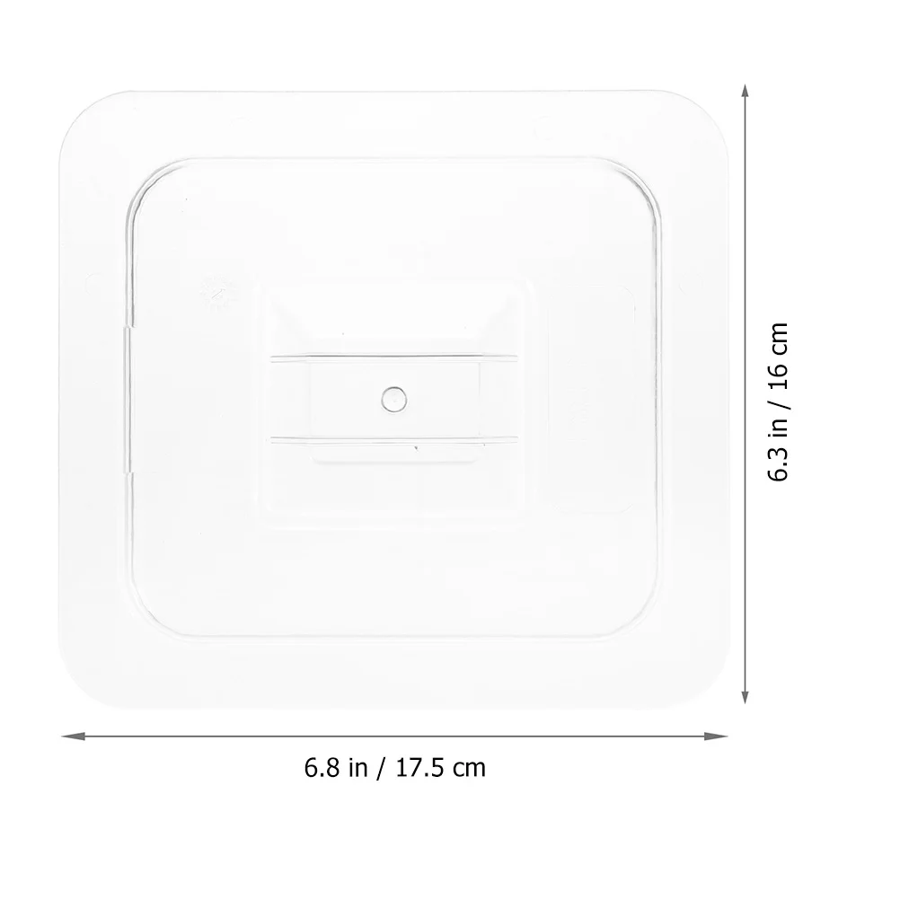 

4pcs Food Box Lids Transparent Household Snack Cover Food Container Lid Storage Box Cover For Restaurant Home Office