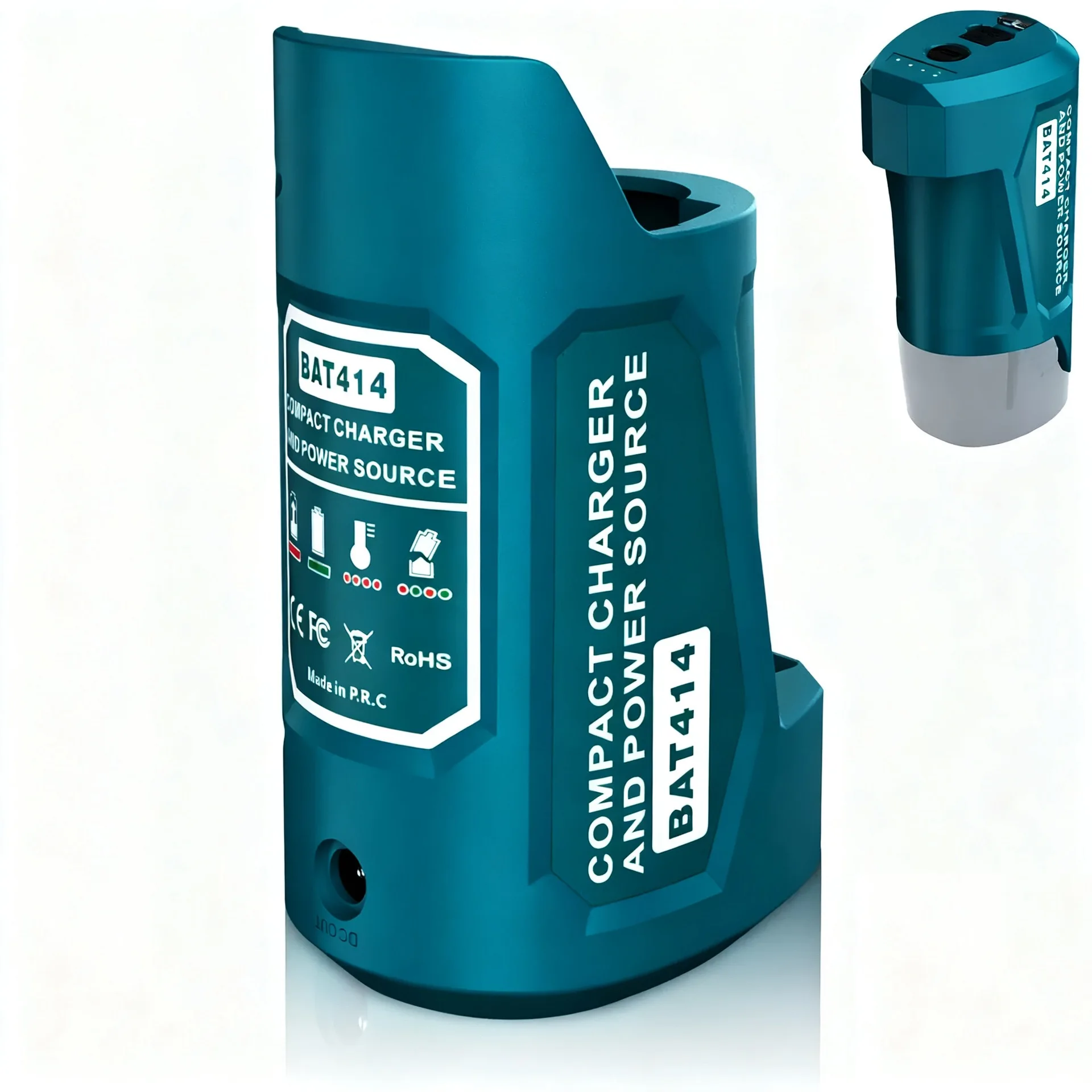 

USB Power Source Power Adapter Charger Compatible with Bosch 10.8V/12V Lithium-ion Battery, with USB Charging,Type-C Input Port