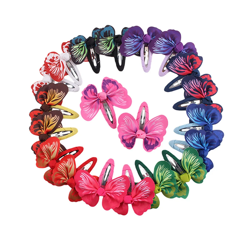 

20PCS Baby Girl Hair Clips Toddlers Infants Kids Hair Snap Clips Barrettes (Ten Color, 2PCS for each)