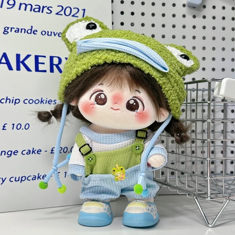 20cm Plush Doll Clothes Set – Cute Cotton Sweater Outfit Replacement for Toy Dolls