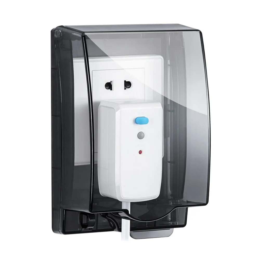 86 Type Switch Protective Cover Transparent Self-Adhesive Electric Plug Cover Waterproof Splash-Proof Socket Protector for Home