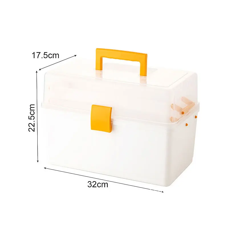 Plastic Tool Box  Hardware Tool Storage Box Wall Hanging Screw Parts Classification Component Box  Repair Tool Box