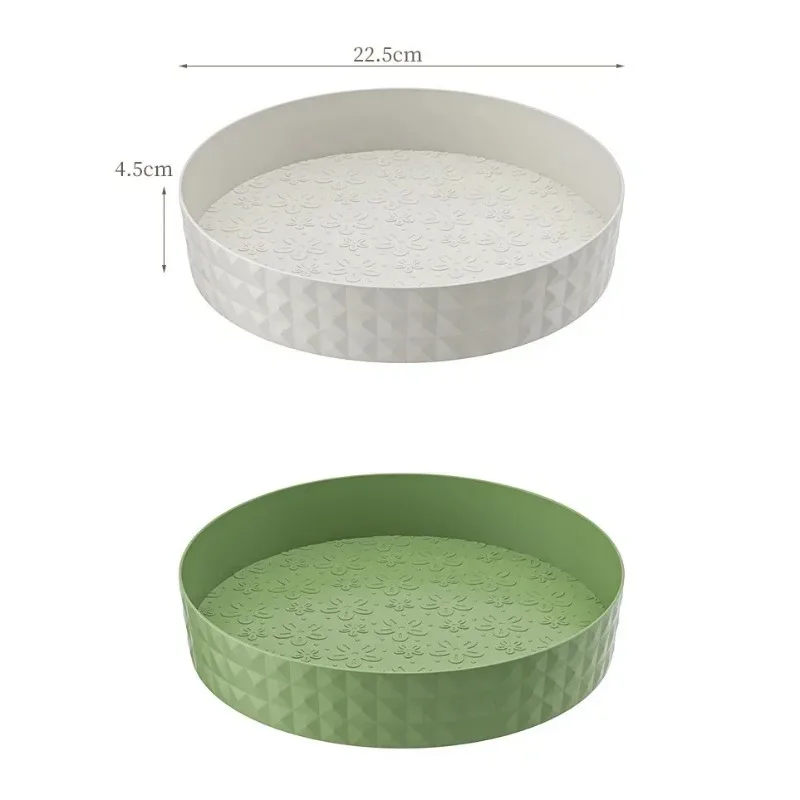 

:360 Rotating Seasoning Storage Rack Multifunction Pantry Cabinet Turntable for Cosmetics Kitchen Accessories Organizer Tray