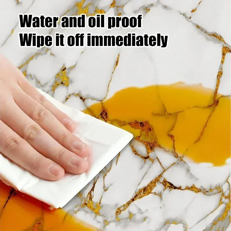 10/20PCS Imitation Marble 3D Ceramic Tile Wall Renovation Decoration Sticker Waterproof Self-adhesive Homself-adhesive Wallpaper