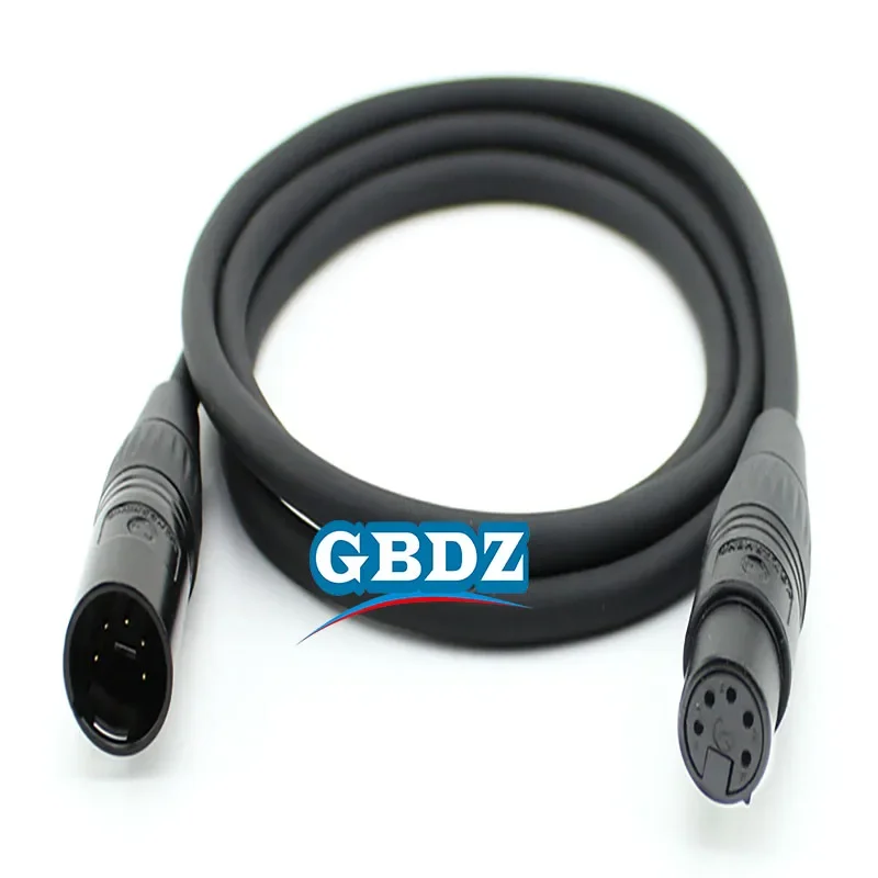 Moving Head Dmx Cable 0.7-30M 5 Pin To 3 Pin XLR Connectors 512 Signal Transfer To Wireless Controller LED Fog Machine DJ Light