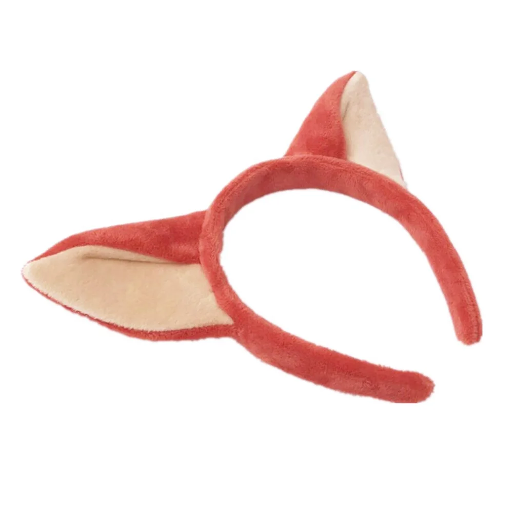 2pcs Plush Ear Hair Cartoon Stuffed Headband Hair Clasp Unisex Hair Accessory ear hair hoop party hair hoop