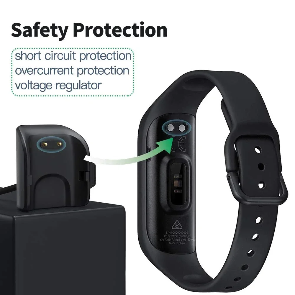 USB-кабель для быстрой зарядки для Samsung Galaxy Fit 2, адаптер для зарядного устройства, док-станция SM-R220, замена 100 см
