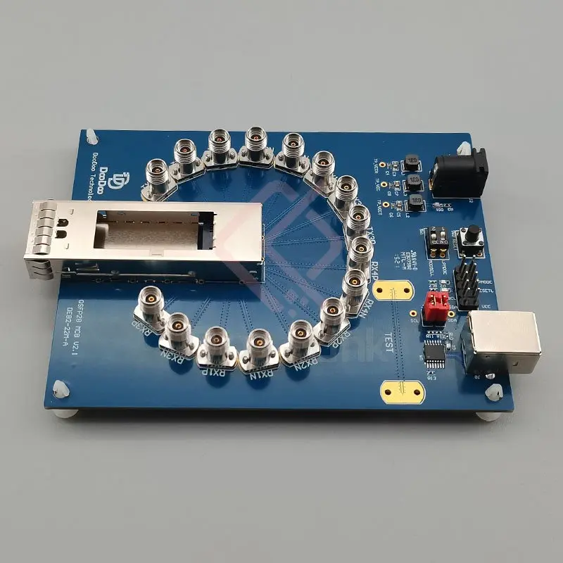 QSFP28 MCB test board 100G fixture EVB 5G module coding evaluation board 112G optical module fixture