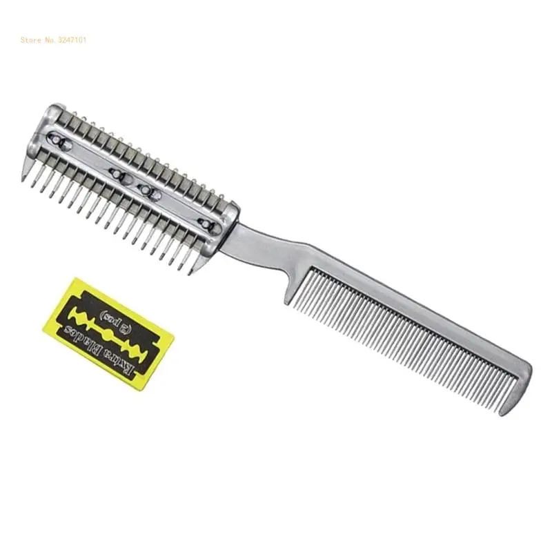 

for Cat Grooming Comb Plastic Double-Headed Trimmer Removing Tangles and Knots for Dog Pet for Razor Combs with Metal Dropship