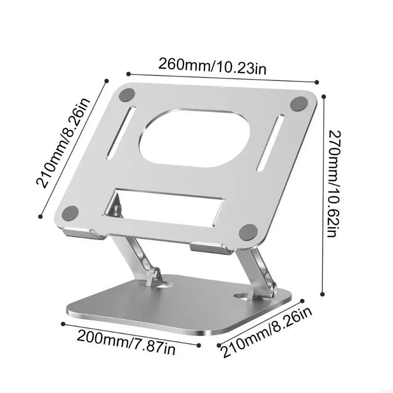 노트북 스탠드 활성 냉각 홀더 17 인치 노트북 K1KF 용 미끄러운 저항성 표면