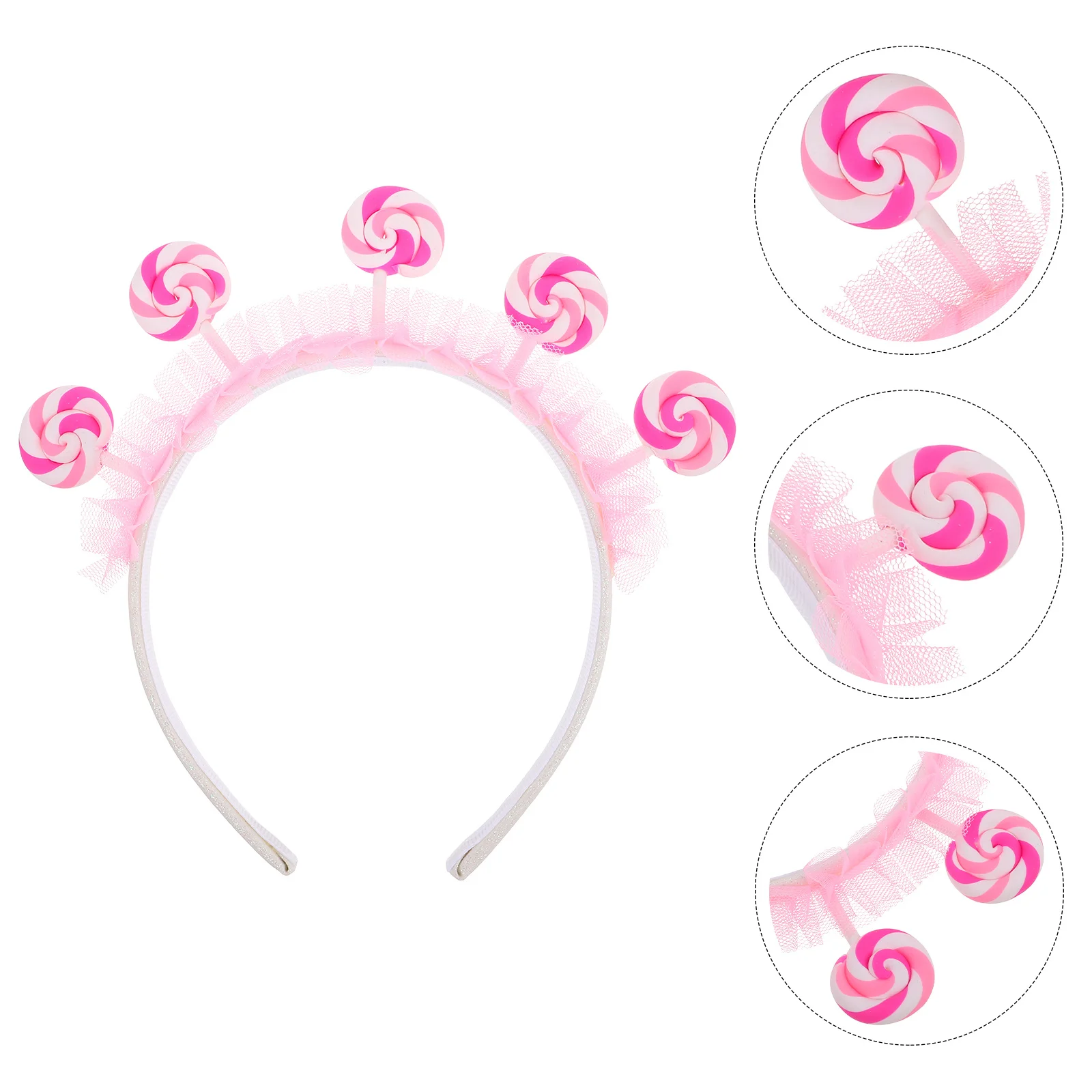 

Детская повязка на голову с леденцами, милая мультяшная повязка для волос, аксессуар для дня рождения, праздника, детский модный аксессуар, украшение для нарядов