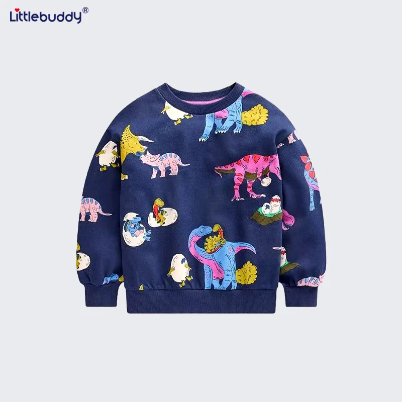 

Spring and Autumn Long Sleeve Sweatshirt New Autumn Sweatshirt Children's Stylish Base Shirt Boys' Autumn Style