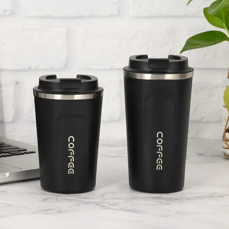 30Ml 510ml stainless steel portable coffee thermos cup with temperature display, suitable for home, outdoor and car