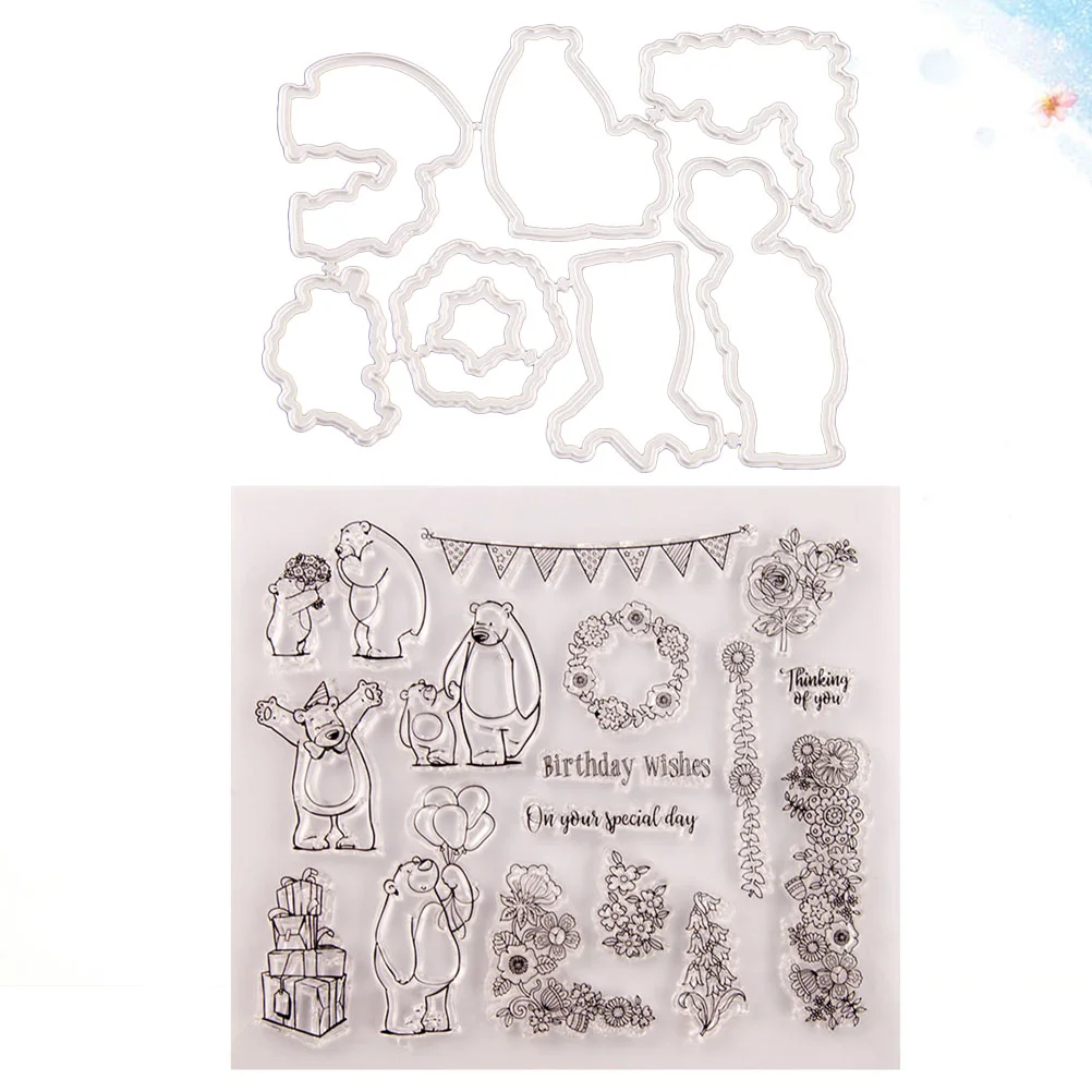 Seal Stamp Postage Stamps Scrapbooks Metal Flowers Transparent Scrapbooking Clear