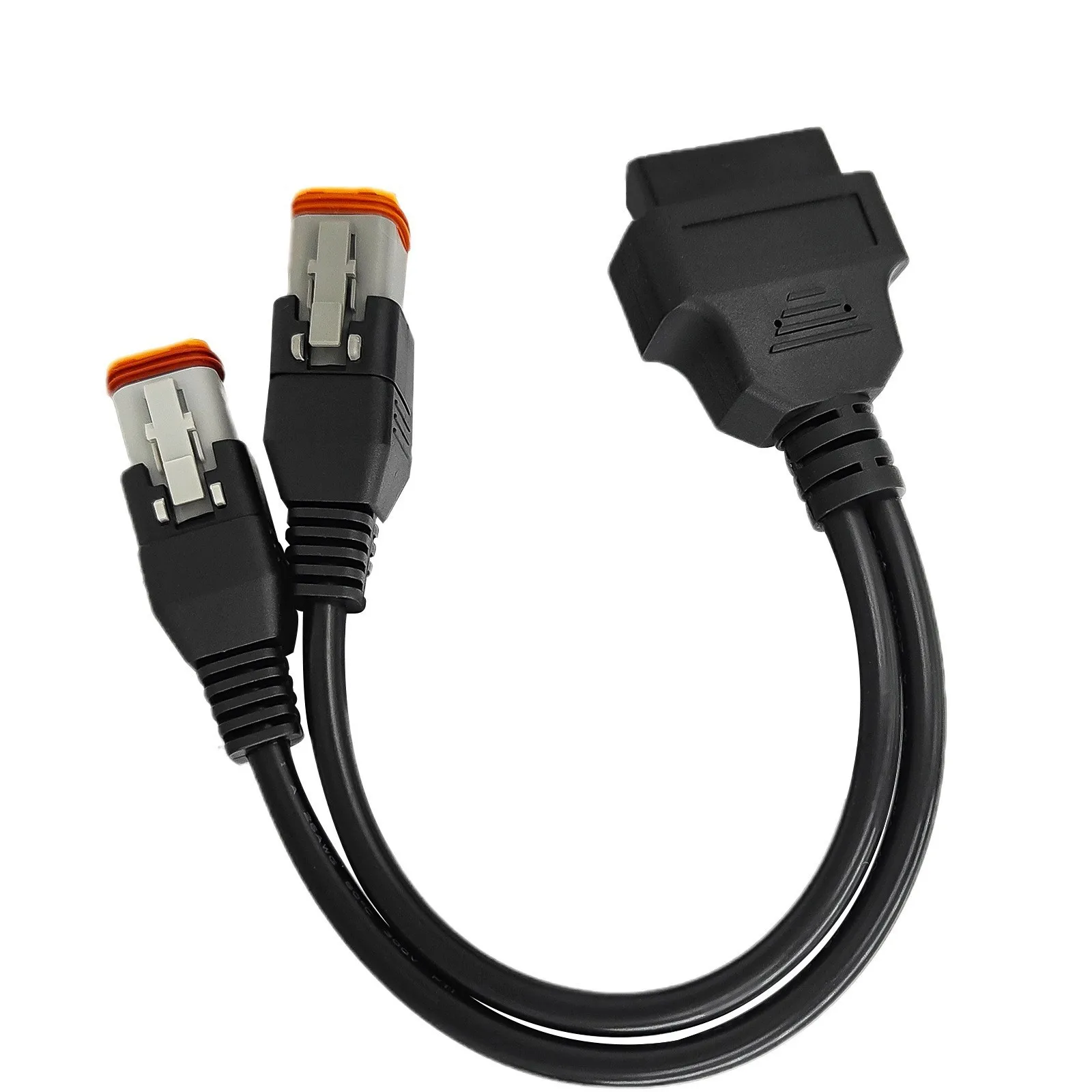 For Harley Davidson Universal K CAN OBD2 Diagnostic Adaptor 6Pin+4Pin Two-in-one Code Reader Scanner Connector