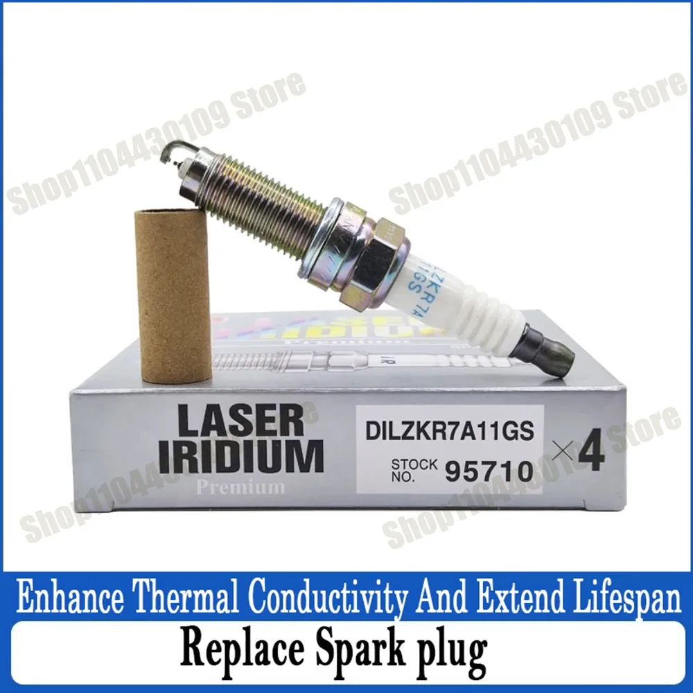 

4pcs DILZKR7A11GS 95710 Iridium Spark Plug Candles for HONDA ACCORD CIVIC ODYSSEY PILOT JEEP GRAND CHEROKEE WRANGLER DODGE