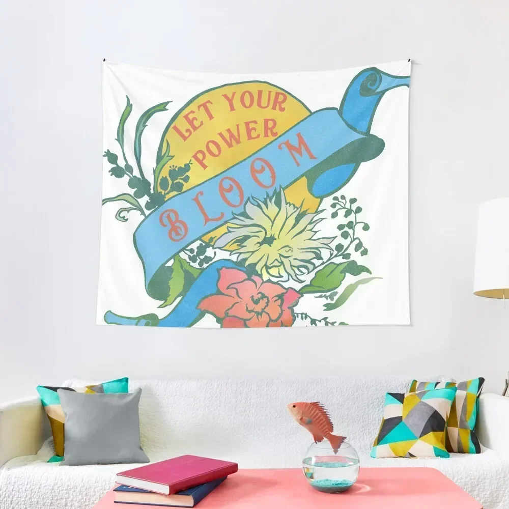 

Let Your Power Bloom Tapestry Luxury Living Room Decoration Nordic Home Decor House Decoration Tapestry
