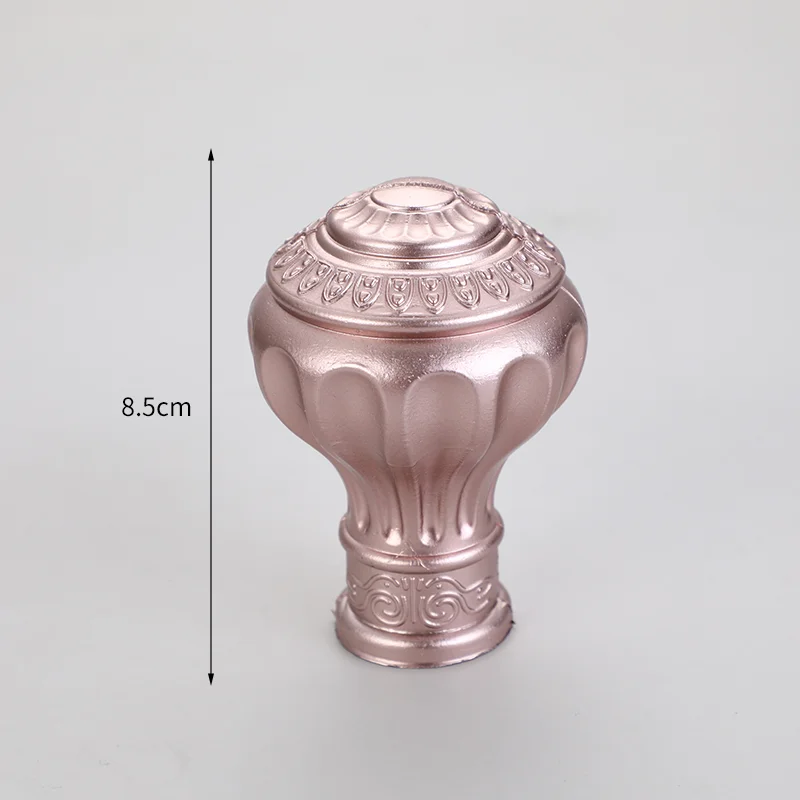 Curtain rod decorative head Roman rod plug head sealing sleeve head curtain accessories home decoration accessories for bedroom