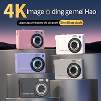 4K Digital Cameras 50 MP Portable Vlogging Camera 16X Zoom Camcorder Camera 2.8 Inch LCD Screen for Photography and Video