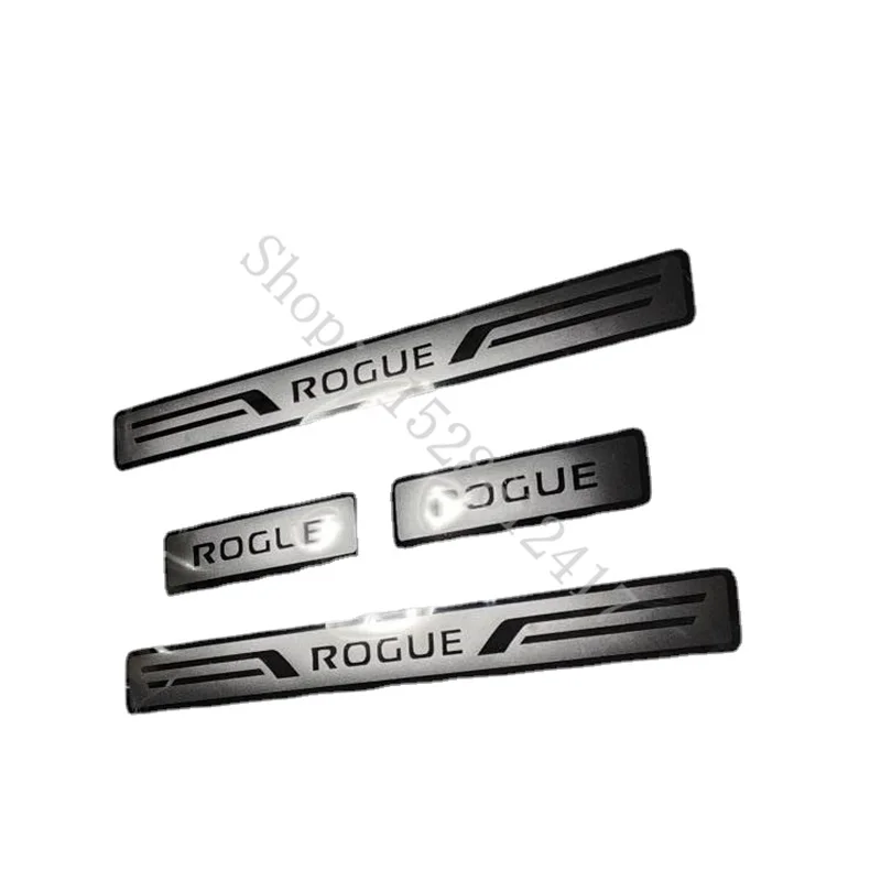 

For Nissan Rogue X-Trail T32 2014-2022 Sticker Styling Door Sill Scuff Plate Trim Auto Protector Stainless Car Accessories