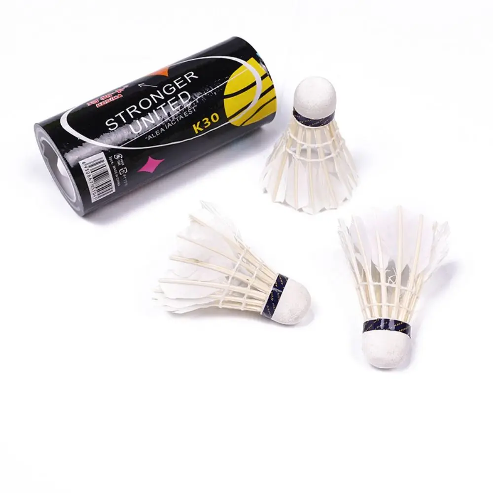 

High Speed Badminton Practice Ball Hitting Practice White Shuttlecock Foam Head Hard Ball Badminton Training Ball Beginners