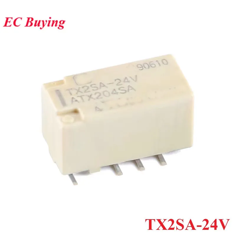 5Pcs/1pc TX2SA Signal Relay DC 5V 12V 24V 2A 8 Pins TX2SA-5V TX2SA-12V TX2SA-24V Rele Relais view 3