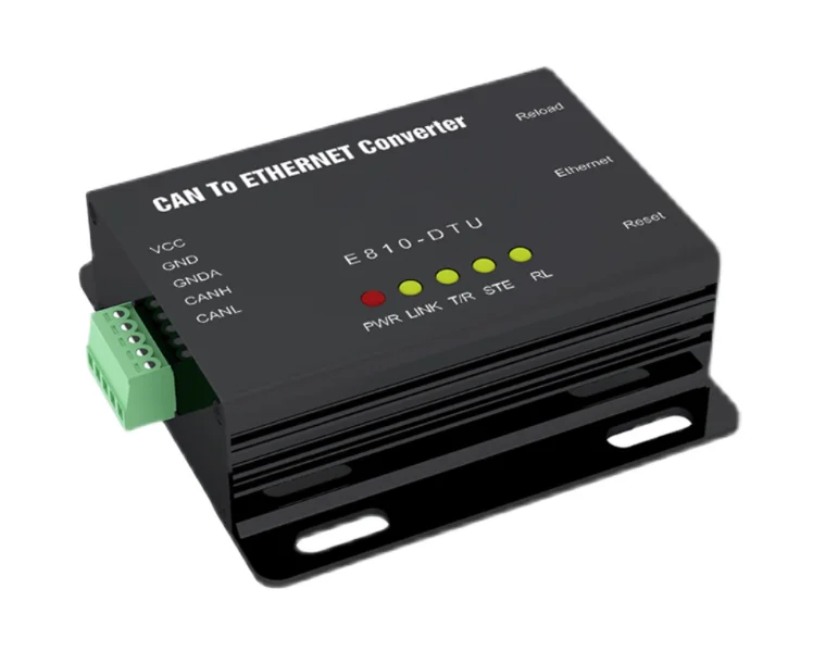 CAN to Ethernet Port CAN Bus Protocol to Network Support Bidirectional Transparent Transmission Modbus Conversion TCP RJ45