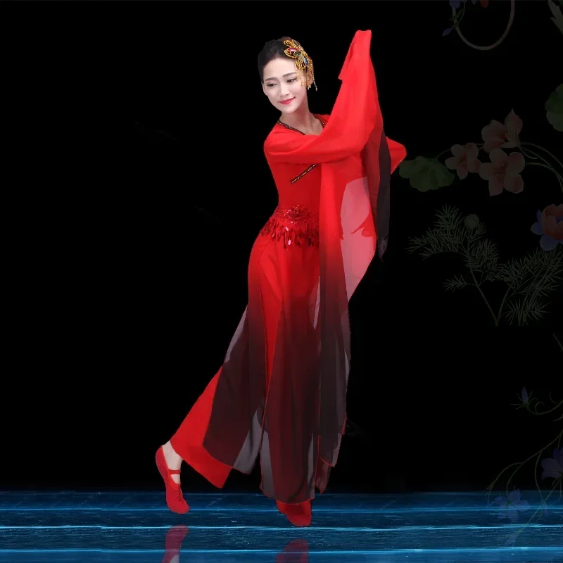 Chiński bęben do tańca ludowego Yangko Kostiumy do tańca Kobiety Tradycyjny strój do tańca narodowego Klasyczny strój tancerza na scenę