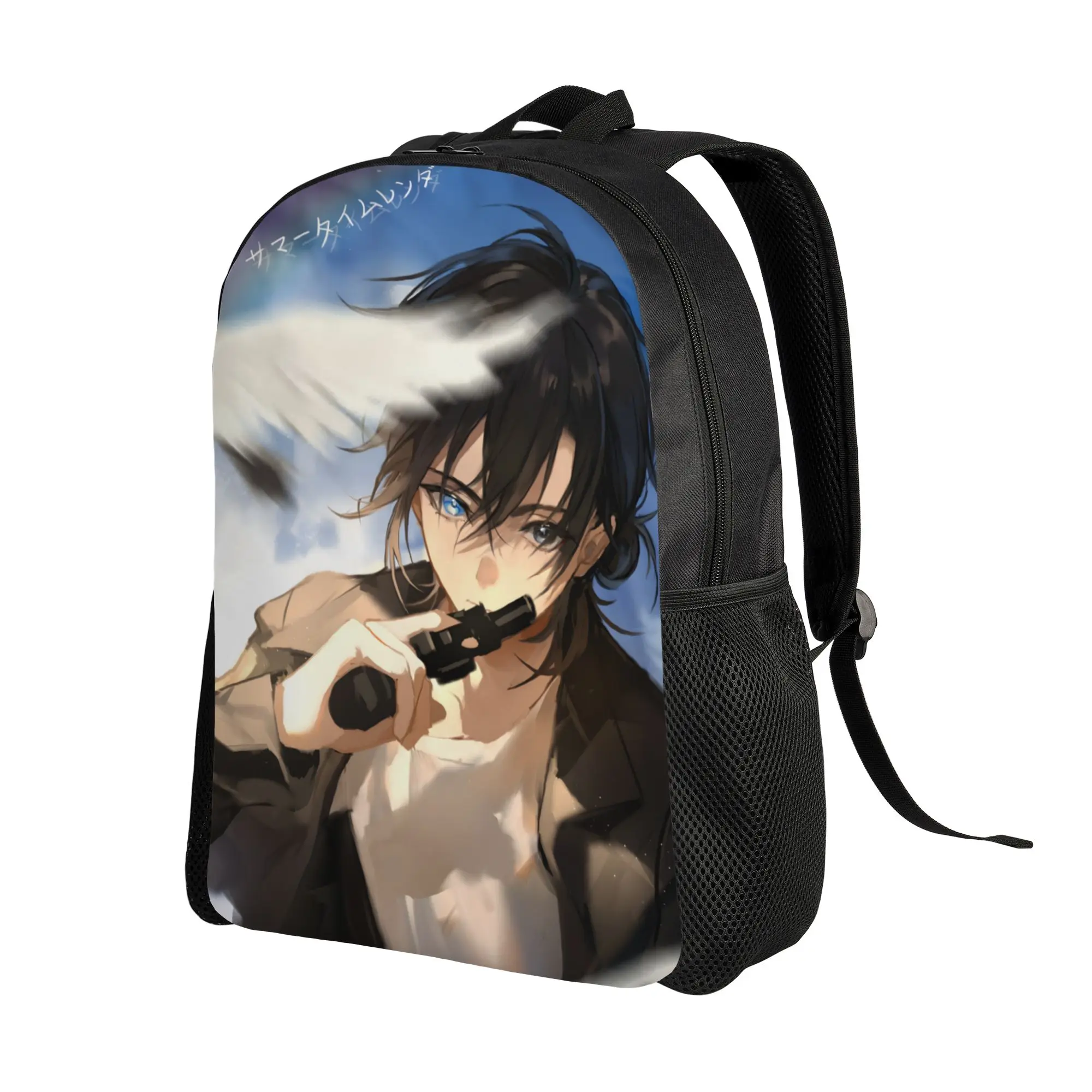 1Piece Summer Time Rendering Bookbag Blue Sky Shinpei Backpack New Semester Begins