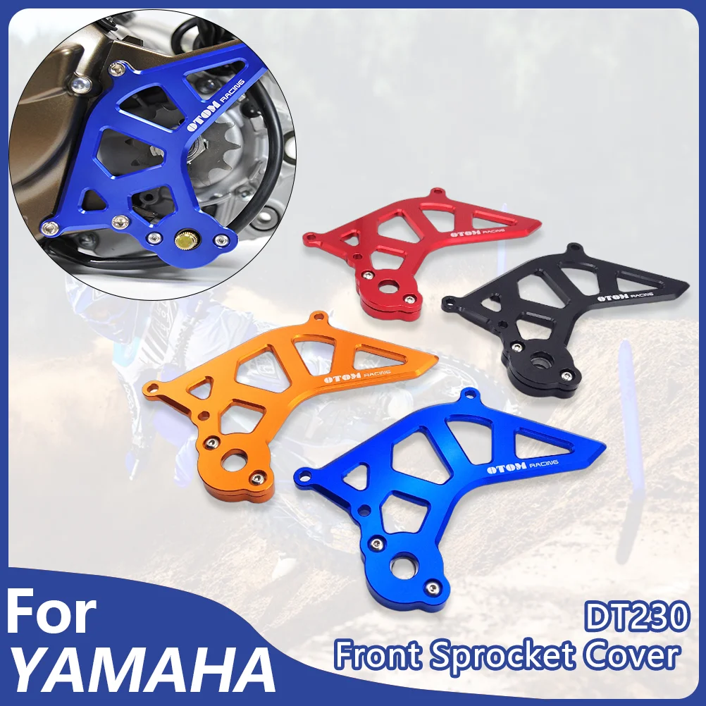 For DT230 Motorcycle CNC Front Drive Sprocket Cover Guard YAMAHA Loncin GPX MT250 TSE250R Motocross Chain Sprocket Cover