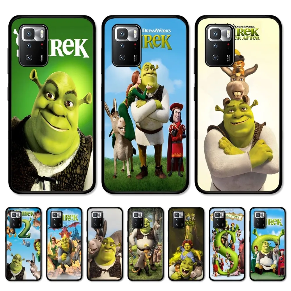 Cartoon Funny Movie S-Shreks Phone Case For Redmi Note 4 X 5 A 6 7 8 T 9 9S 10 11 11S 11Epro Poco M3 Pro