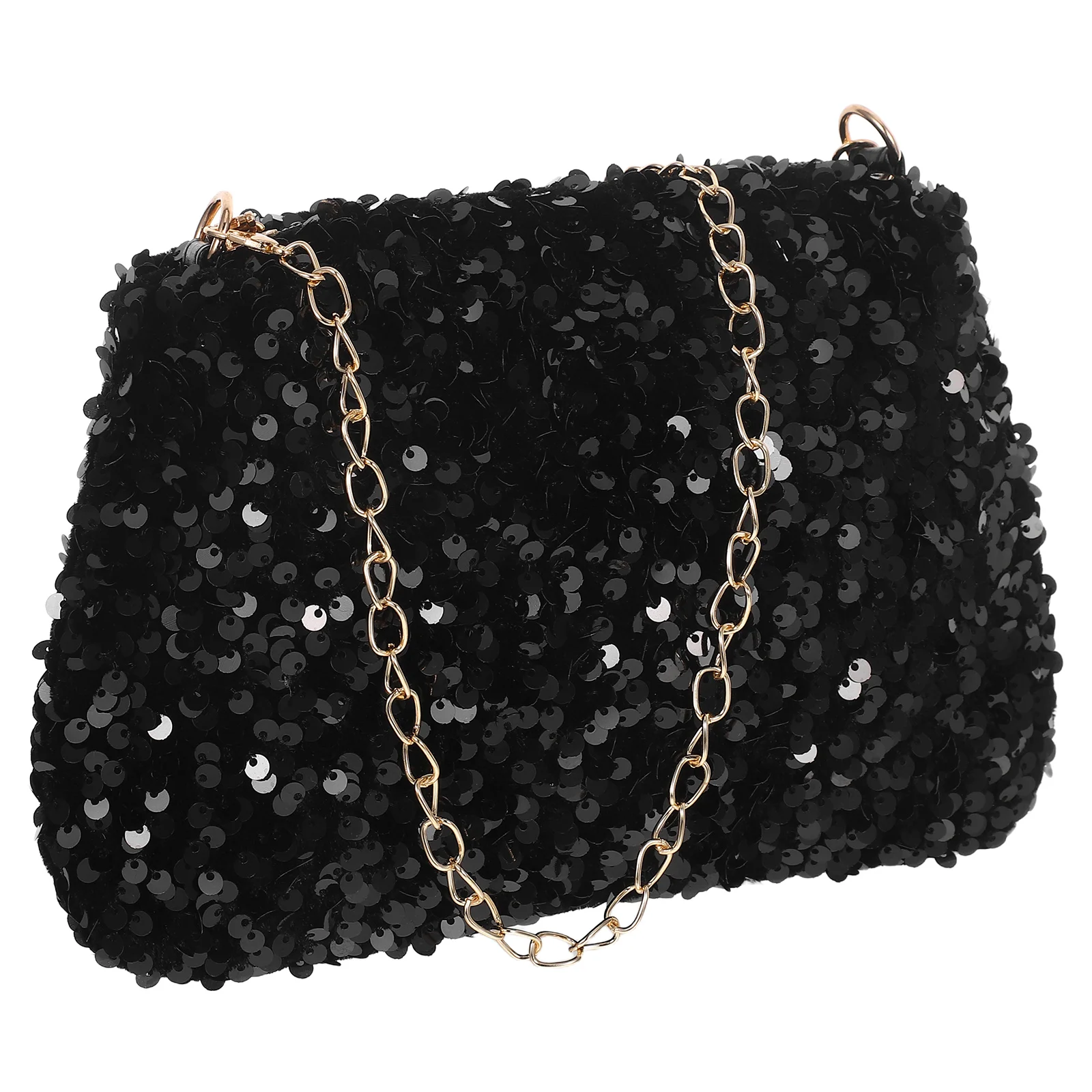 Shiny Sequin Square Bag Compact Glitter Crossbody Purse Adjustable Chain Strap Evening Clutch For Women Party Prom Wedding Mini