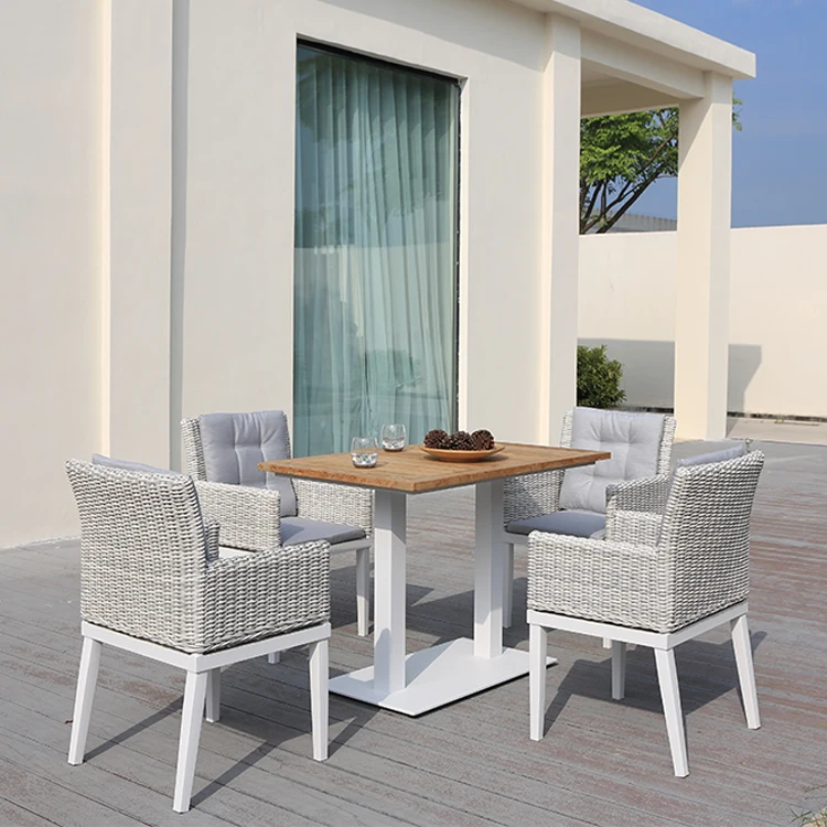 dd- Merle Dining Table Fixed Top Teak Balcony Table Outside Furniture