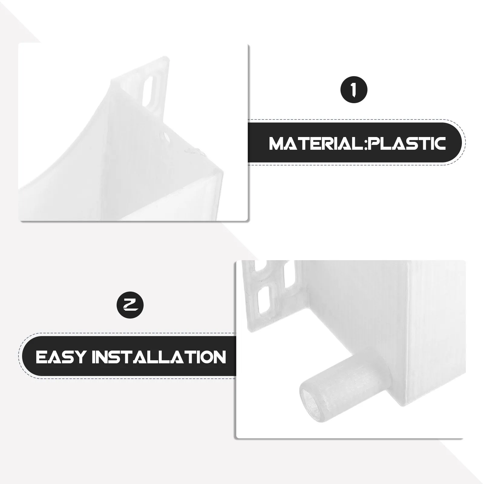 Air Conditioner Water Tray Plastic Drain Pan for Condensate Catching Mini Fridges Automotive White Efficient Flow