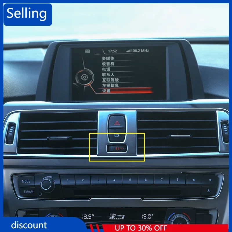 

Автомобильные аксессуары для BMW 3 серии F30 2013-2018, АБС-пластик, кондиционирование воздуха, вентиляционная рама, отделка, матовый серебристый цвет, быстрая доставка