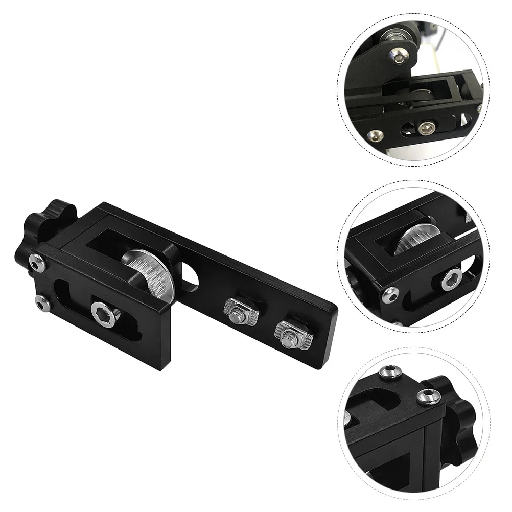 

1 pc X Synchronous Belt Tensioner Black Aluminum For Ender 3 3D Printer Parts Timing Belt Tensioner Printer Accessory