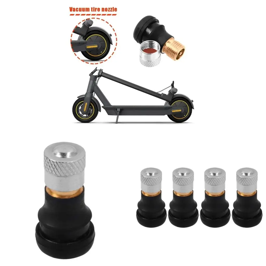1pcs/2pcs/4pcs Vacuum Tubeless Tire Gas Valves For G30D Electric Scooters Ensuring Leak Proof Performances and Simple